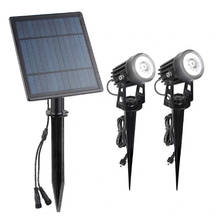 Thrisdar 2 IN 1 Outdoor Garden Solar Lawn Lamp Waterproof Solar Spotlight for Yard Patio Porch Driveway Solar Tree light 2024 - buy cheap