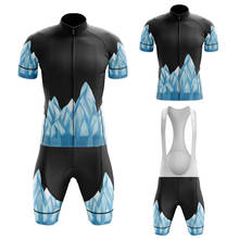 Conjunto de camisa para ciclismo elementar, manga curta, roupas para bicicleta, bermudas, gel respirável, almofada, novo ciclismo 2024 - compre barato