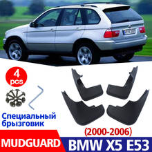 Mudflaps FOR BMW X5 E53 2000-2006 Mudguards Fender Mud Flap Guards Splash Mudguard Car Accessories Auto Styline Front Rear 4pcs 2024 - buy cheap
