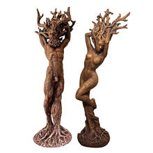 2pcs Figure Statue Gifts Decor аниме фигурки Decompression Toys Tree Surface Sculpture Garden Ornament Wholesales!de jardin 2024 - buy cheap