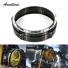 Motorcycle CNC Aluminum 7" Headlight Bezel Trim Ring Cover For BMW R Nine T R NINET Scrambler Pure 2014 2015 2016 2017 2018 2019 2024 - buy cheap