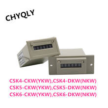 Counter CSK4-YKW CSK4-NKW CSK5-YKW/NKW CSK6-YKW/NKW Totalizer/Lockable Electromagnetic Pulse Counter Multiple voltages 2024 - buy cheap