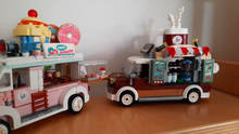 LOZ Mini Blocks City Series Street view 480pcs+ FOOD truck fruit/icecream shop learning I-Interactive Assemble Toys Brinquedos 2024 - buy cheap