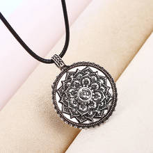 Retro Tibet Spiritual Necklace Tibet Mandala Pendant Necklace Geometry Amulet Religious Jewelry 2024 - buy cheap