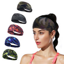 Впитывающая повязка на голову для велоспорта, йоги, спорта, пота, дышащая повязка на голову 2024 - купить недорого