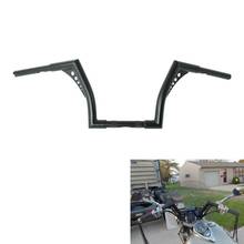 Motorcycle 1.25" Fat 10" Rise Handlebar For Harley Softail Sportster XL 1200 883 FLST FXST 2024 - buy cheap