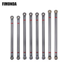 FIMONDA 8pcs Aluminum Alloy Link Rod 313mm Wheelbase for 1/10 RC Crawler Car Axial SCX10 RGT 86100 2024 - buy cheap