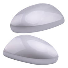 1Pair Silver ABS Car Door Wing Mirror Cover Cap Shell Fit for Mazda 2 3 6 2024 - buy cheap