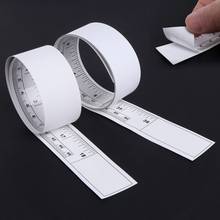 Self Adhesive Metric Measure Tape Vinyl Silver Rulers For Sewing Machine Sticker 2024 - buy cheap