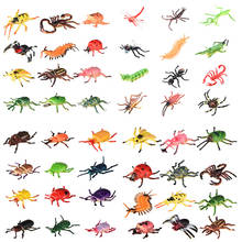 Boneco de inseto 12 tamanhos, figura de ação para crianças, brinquedo cognitivo de pvc de tamanho pequeno 2024 - compre barato