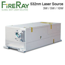 FireRay-módulo láser verde refrigerado por agua, fuente de láser integrada para máquina de marcado láser verde, 532nm, 7W, 12W 2024 - compra barato