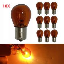 10pcs S25 BAU15S Amber PY21W Car Tail Lights 1157 BAY15D 21/5W Car Reverse Backup Signal Stop Brake Light Bulb 1156 P21W DC 12V 2024 - buy cheap