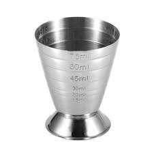 Measuring Shot Cup Ounce Jigger Bar Cocktail Drink Mixer Liquor Measuring Cup Mojito Measurer Milk Coffee Mug Stainless Steel 2024 - buy cheap