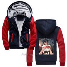 Hentai Senpai-Sudadera con capucha para hombre y mujer, prenda deportiva y Anime Unisex de Manga, gruesa y divertida, ropa de calle Harajuku para mantener el calor, invierno 2024 - compra barato