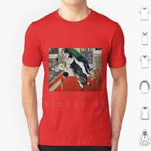 Camiseta "The Birthday By Marc Chagall" para hombre, Camisa de algodón con estampado DIY, Arte Fino, clásico, famoso artista, pintor, museo, maestro francés 2024 - compra barato