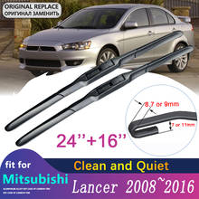 Щетка стеклоочистителя для Mitsubishi Lancer 2008 ~ 2016, стеклоочиститель для Автомобиля Ralliart EVO X Galant Fortis EX, ветрозащитные стеклоочистители, автомобильные аксессуары, товары 2024 - купить недорого