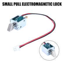 1Pcs DC12V 0.5A Mini Small Electric Bolt Magnetic Solenoid Lock Push-Pull Cylindrical Cabinet Door Lock For Hardware Accessories 2024 - buy cheap