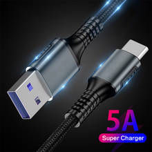 Cable de carga rápida 5A, Cable USB tipo C para iPhone, Xiaomi, Red, Mi, Huawei P40, Mate 30, Samsung Oppo 2024 - compra barato