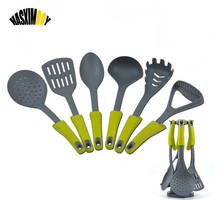 7Pcs Non-stick Nylon Kitchen Cooking Utensils Set with Rotating Storage Stand Kitchenware Gadgets Cooking Spoon Kitchen Turner 2024 - buy cheap