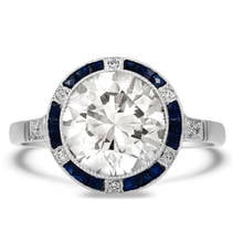 2021 100% натуральная 925 стерлингового серебра Forever Ясный Голубой AAA CZ круглые кольца на пальцы для женщин ювелирные изделия Рождественский подарок 2024 - купить недорого