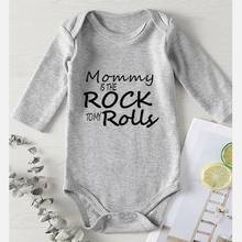 Printing Mommy One-Pieces Romper Newborn Baby clothes Long Sleeve Jumpsuit for Girls Cotton Boy Clothing Toddler Rompers 2024 - buy cheap