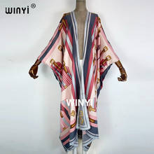 2021winyi Africa Summer Women Cardigan stitch robe femme beah Cocktail sexcy Boho Maxi African Holiday Batwing Sleeve TWILL Robe 2024 - buy cheap