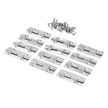 12Pcs Mini Cabinet Drawer Butt Hinge for Furniture Kitchen Window Door Small Hinge With Screws Furniture Fittings 15x35mm 2024 - buy cheap