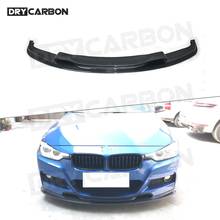 For BMW 3 Series F30 F35 M Sport 2012-2018 V Style Front Lip Spoiler Carbon Fiber / FRP Bumper Chin Protector 2024 - buy cheap