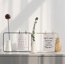 Creative Desk Decoration Iron Photo Frame with Ceramics Flower Pot Plant Vase Stand Postcard Clip Holder Home Decor 2024 - buy cheap