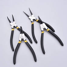 Portable 7" Retaining Clip Internal External Spring Bent Straight Snap Ring Disassembly Practical Circlip Pliers Home Crimp Tool 2024 - buy cheap