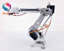 Braço mecânico de metal para robô 6 dof, braço com rolamento de aço, garra, mg996r/ds3218, servo para robótica diy, brinquedo de crianças 2024 - compre barato