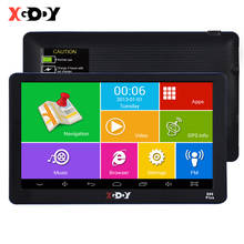 Xgody Car Gps Navigation Android 7 inch Truck Gps Navigator Touch Screen Russia Navitel  1G+16GB Sat Nav Free America Europe Map 2024 - buy cheap