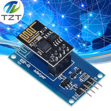 Adaptador sem fio tzt esp8266 wireless wifi, módulo 3.3v 5v esp01 adaptadores pcb de fuga compatível com arduino 2024 - compre barato