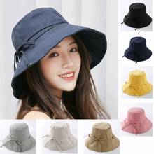 Chapéu de algodão para pescador, chapéu dobrável para o ar livre para mulheres, chapéu de sol para o verão 2024 - compre barato