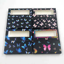 Nueva caja de embalaje de papel de cartón de 50/100 Uds para pestañas largas de 25mm, venta al por mayor, bonitas pestañas mariposa, almacenamiento, embalaje de maquillaje 2024 - compra barato