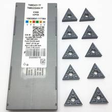 Ferramentas de rotação externa tnmg220404 tnmg2204048 tf ic907/ic908, tnmg 2204048, ferramenta de ranhuramento de lâminas de carboneto, cortador de broca, cnc 2024 - compre barato