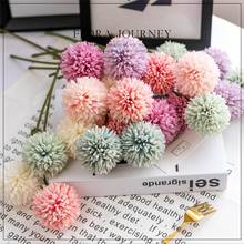 6pcs Artificial Dandelion Flower Ball Road Cited Flower Wall For Home Decoration Wedding Simulation Holding Fake  Flower 2024 - buy cheap