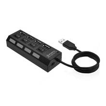 Concentrador de puertos USB 2,0 con 4 orificios, multifunción, 2 puertos 2024 - compra barato