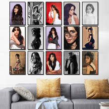 S694 Posters and Prints Camila Cabello Poster Pop Music Singer Star Portrait Art Wall Pictures Canvas Painting Home Decor 2024 - buy cheap