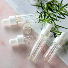 Refillable Dropper Bottle Transparent Perfume Essential Oil Glass Aromatherapy Liquid 5-20ml Drop for Massage Pipette Bottles 2024 - buy cheap