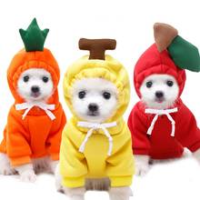 Ropa De invierno para perros pequeños, Sudadera con capucha para mascotas, Yorkshire Terrier, Chihuahua 2024 - compra barato