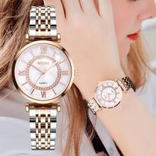 Luxury Crystal Women Bracelet Watches Top Brand Fashion Diamond Ladies Quartz Watch Steel Female Wristwatch Montre Femme Relogio 2024 - buy cheap