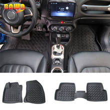 BAWA Car Styling Rubber Floor Mats Carpets Foot Pad for Jeep Renegade 2016-2018 Car Interior Accessories 2024 - buy cheap