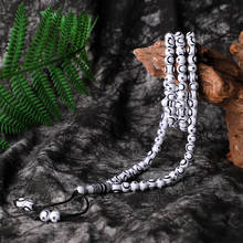 Wholesale 8mm Moon Star Pattern Tassel Pendant Bracelet 99 Prayer Beads Islamic Muslim Unisex Yoga Decompression Bangles 2024 - compre barato