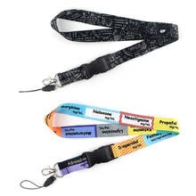 New Critical Care ICU Anaesthetics Cartoon Print Lanyards Key Chain Neck Straps Badge Holder Keyring For Doctors Nurses Friends 2024 - buy cheap