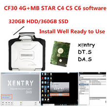 2021 новейшее программное обеспечение V2021.06 Xentry для MB STAR C4/C5/C6 автомобильный диагностический инструмент с ноутбуком Toughbook CF30 4G 2024 - купить недорого