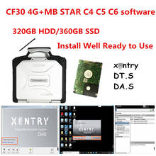 Herramienta de diagnóstico automático, nuevo Software V2021.06 Xentry para MB STAR C4/C5/C6, portátil, CF30, 4G, instalación correcta, 2021 2024 - compra barato