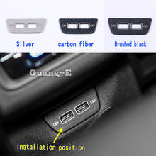 Car Body Back Rear Socket Charge Cigarette Smoke Lighter Switch USB Button Trim For VW Volkswagen Golf8 Golf 8 2019 2020 2021 2024 - buy cheap