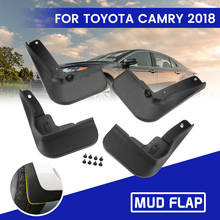 1 Set Car Fender Flares Mud Flaps Mudguards Mudflaps Splash Guards Accessories For Toyota Camry 2018 2024 - buy cheap