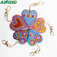 AZQSD Diamond Painting Keychain Pendant Diamond Embroidery Bag Buckle Keyring Special Shaped Full Drill 5d Diy Handmade 4/5pcs 2024 - buy cheap